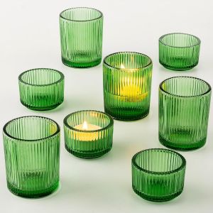 Photophore Bougeoir Bougie Verre¿Lot De 24 Bougeoirs Support Pour Bougies Chauffe-Plat Pour Décoration Centre De Table Mariage Fête Dîner Salon Maison Deco - Neuf