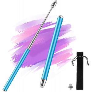 Stylet Tactile t&eacute;lescopique jusqu'&agrave; 100 CM, Stylet Extensible pour &eacute;crans tactiles capacitifs, Moniteur PC, tablettes, pr&eacute;sentations, pointeur pour Enseignants, Enfants, &eacute;tudiants, Bleu - Neuf