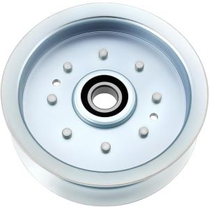 MEVRONISSHOP-Poulie de Renvoi Plate pour Tondeuse &agrave; Gazon GY22082 GY20629 1 Pi&egrave;ce Compatible avec John Deere S&eacute;rie D100 D120 D140 Les Tracteurs &agrave; Gazon - Neuf