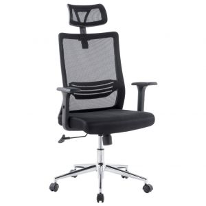 Techly ICA-CT MC021 chaise et fauteuil de bureau Si&egrave;ge rembourr&eacute; Dossier grillag&eacute; - Neuf
