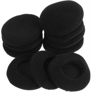 KAL-Coussinets Doreille De Rechange Pour Casques D&eacute;coute 40 Mm Coussinets En &Eacute;ponge Souple Noirs - Neuf