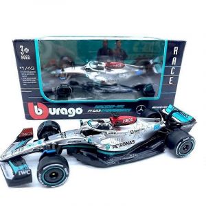 2022 F1 Mercedes -AMG W13 Racing Cars #44 Hamilton #63 Russell 1:43 Alloy Luxury Car Model Toys Gifts For Children Toy Cars-W13-63 - Neuf