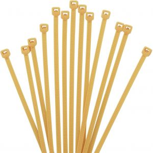 1000 pièces Colliers de Serrage professionnelles,Doré-150mm x 2.5mm,Autobloquant,Attache Câble Résistant aux UV,Idéale pour l'intérieur et l'extérieur - Neuf