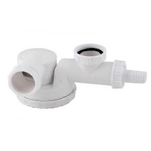 Siphon à vidange d'évier de cuisine unique peu encombrant 1 1/2"" x 40 mm Lave-vaisselle Entrée autoroute - Neuf