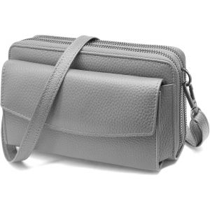 Senior-Sac Téléphone Portable Femme Portefeuille Rfid Blocage Petit Portefeuille Pochette Femme Cuir Pochette Téléphone Portable Mini Sac À Bandoulière Pour Téléphone Avec 18 Cartes[L1662] - Neuf