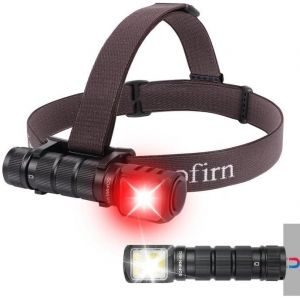 Sofirn Hs42 Lampe Frontale Led Rechargeable - Lumi&egrave;re Rouge Blanche - Lampe Frontale Rechargeable 2100 Lumens -&Eacute;tanche Ipx6 - Lampe De Casque Super Lumineuse Pour Le Camping, La Randonn&eacute;e,Le Throwe - Neuf