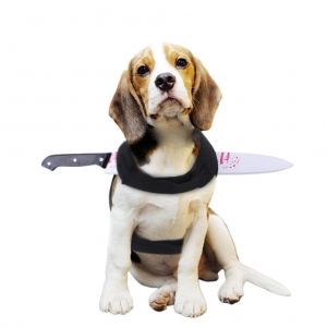 Gilet Coupe-Sang Pour Chien D'halloween, Costume Effrayant, Realiste, Accessoires De Cosplay Pour Animaux De Compagnie, Accessoire Delicat - Neuf