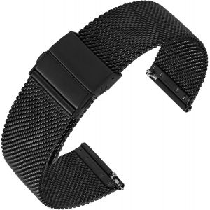 Metal Watch Strap For Men Women Stainless Steel Mesh Quick Release 18mm 20mm 22mm.[U1447] - Neuf