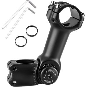 Subzonal-Potence De V&eacute;lo R&eacute;glable 0-60 Degr&eacute;s 25,4 Mm 31,8 Mm Potence Vtt Tige De Guidon Riser Pour V&eacute;lo De Route Montagne Bmx 1-1/8 - Neuf