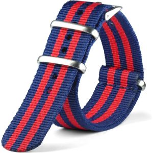 Eryi-Nato Strap G10 Bracelet De Montre Militaire En Nylon Parachute Français Pour Homme Et Femme 18 Mm, 20 Mm, 22 Mm, 24 Mm - Neuf