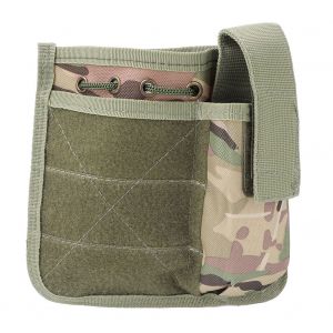 Sac banane tactique multifonctionnel avec radio et lampe de poche pour la chasse, camouflage vert - Neuf