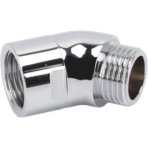 CHECARZHN--NO1-Coude De Pommeau De Douche, Adaptateur De Coude De Douche À Main Argenté, Filetage G1/2In, Largement Applicable Pour La Salle De Bain - Neuf