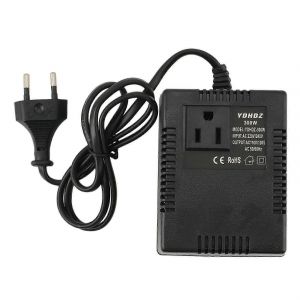 Convertisseur de tension 300W Transformateur 220V à 110V Convertisseur de tension de transformateur Adaptateur de voyage EU Plu - Neuf