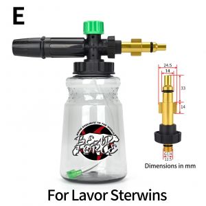 Lance à mousse pour lavage de voiture,buse à mousse, à mousse,générateur de mousse pour Hammer Huter Makita,nettoyeur haute pression--For Lavor Sterwins - Neuf