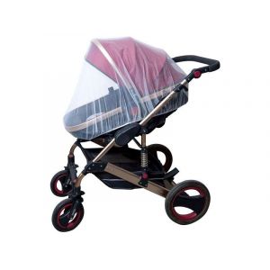 Lot De 2 Moustiquaires Pour Poussette, Protection Int&eacute;grale Contre Les Insectes, Blanches - Neuf