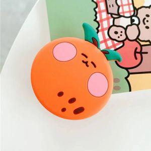 Support De T&eacute;l&eacute;phone &Agrave; Poign&eacute;e Pliable,Fruits Fraises,Pour Iphone 17 16,Samsung,Prise Tok,Support De Doigt De Poche,Support Griptok.Orange. - Neuf