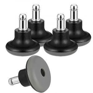 5pcs Bell Glides Remplacement Chaise De Bureau Roues Stopper Chaise De Bureau Pivotante Roulettes 2 Pouces Tabouret Bell Glides - Neuf