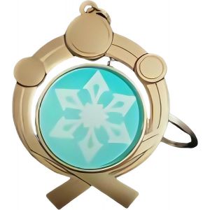 Kal-Genshin Porte-Clés Lumineux En Forme De Clé Jouet Impact Inazuma Cryo Porte-Clés Doré Figurine De Jeu Porte-Clés Porte-Clés Genshin Personnage Cosplay Accessoires ?il De Dieu, Jaune, M - Neuf