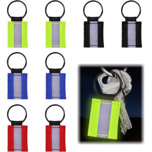 Subzonal-Pendentifs R&eacute;fl&eacute;chissants, R&eacute;flecteurs Pour Cartable, Sac &Agrave; Dos, Course &Agrave; Pied, Porte-Cl&eacute;s R&eacute;fl&eacute;chissant Pour Cartable, Sac &Agrave; Dos, Jogging (Jaune) - Neuf