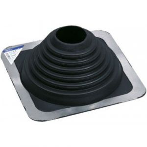 Pipeco noir embase carr&eacute;e - diam&egrave;tre 125 &agrave; 230 mm TEN - Neuf