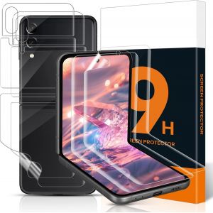 KAL-2 Pi&egrave;ces Doux Tpu Verre Tremp&eacute; Pour Samsung Galaxy Z Flip 3 5G, Anti-Bulle Ultra-Clair Galaxy Z Flip 3 Doux Protection &Eacute;cran, Sensible Au Toucher Film Souple Vitre Protection Pour Z Flip 3 5G - Neuf