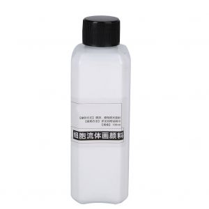Flacon de pigments pour peinture fluide cellulaire de 100 ml, pour enfants, a faire soi-meme (blanc) - Neuf
