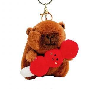 Peluche Trousseau De Motifs D'animaux, Doux Sac De Charme Pour Les Cl&eacute;s, Sacs Et Sacs &Agrave; Dos, Cinq De Style En Peluche Accessoire, Paisible Plaisir - Neuf