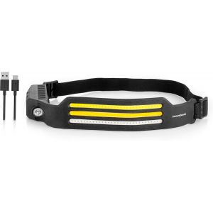 - Lampe Frontale Led Rechargeable, 90 Led &Eacute;clairage Puissant, 10 Modes D'&eacute;clairage, Capteur Marche/Arr&ecirc;t &Agrave; Induction, Polyvalente Pour Camping, P&ecirc;che, Noir, Plastique - Neuf