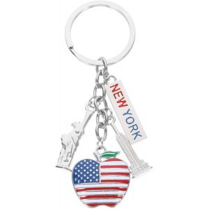 KAL-Porte-Clés Métal Statue Liberté Souvenir Américain Pendentif Créatif Pour Homme Et Femme Décoration De Sac Clé - Neuf
