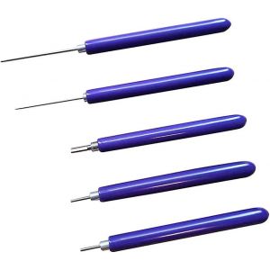 Outils De Papier Quilling Fendu Pour Débutant Aiguille, Kit D'outils De Roulage De Papier Pour Bricolage, 5 Pièces - Neuf