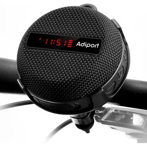 lbgwp60-Haut-Parleur Bluetooth Pour Vélo, Vitesse De Conduite, Affichage De L'Heure, Haut-Parleur Portable Sans Fil Pour Vélo, Ip65 Étanche Et Antichoc Pour La Randonnée À Vélo En Plein Air - Neuf