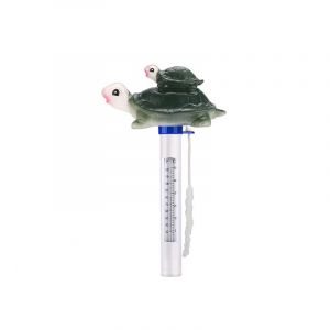 Vert Piscine Flottante Thermomètre, La Température De L'eau Thermomètre Avec Un Cordon Et Un Petit Déjeuner Pour Toutes Les Piscines Intérieure Et Extérieure, Des Spas, Des Aquariums - Neuf