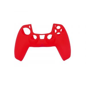 &Eacute;tui En Silicone Pour Manette Sony Playstation 5 - Rouge - Neuf
