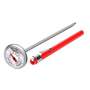 Loc-1 Lot De Thermom&egrave;tres &Agrave; Viande Argent&eacute;s Pour Griller,Thermom&egrave;tre Alimentaire Pour La Cuisine,Le Lait,La Cuisine &Agrave; Lecture Instantan&eacute;e,Thermom&egrave;tres De Poche,Sonde De Temp&eacute;rature Des Aliments - Neuf