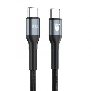 Tye-Câble Usb C Usb C, Câble Usb Type-C 100 W 20 V/5 A Pd Avec Câble De Charge Puce E-Mark Et Câble De Données Pour Macbook, Macbook Pro, Ipad Pro 2021,Chromebook Pixel,Samsung Galaxy S21/S20 - Neuf