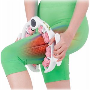 Rouleau De Massage Anti-Cellulite - Masseur De Fascia Portatif Avec Poign&eacute;es Amovibles - Outil Anti-Cellulite Pour Jambes, Cuisses, Fesses Et Ventre - Rouleau Musculaire Pour Tissus Profonds - Neuf
