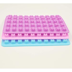 Kalanka-Mini Ours En Silicone Moule Gummy Bear Bonbons Chocolat Gummy Moule - 1 Au Hasard,Parfait Pour La Cr&eacute;ation De Bonbons, Chocolats, Fondants, Gel&eacute;es Et Autres Friandises.-Kalanka - Neuf