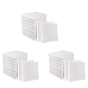 Panneau de Mousse Acoustique 36 Pi&egrave;ces S&eacute;ries, Tuile de Cale de Studio, Panneau Mural de Traitement de Studio de Pyramide Insonoris&eacute;e En Mousse Acoustique, Etc., 2.5X30X30cm - Neuf