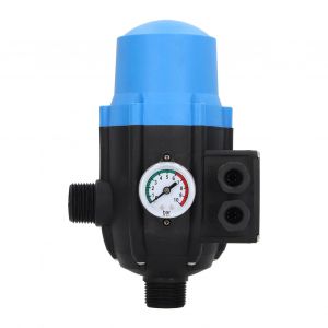 Contrôleur automatique de pression de pompe avec jauge, interrupteur de commande électronique de pompe à eau 220-240V - Neuf