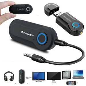 Transmetteur Bluetooth 5.0 sans fil pour TV, PC et t&eacute;l&eacute;phone - Adaptateur audio et musique &agrave; faible latence - Neuf