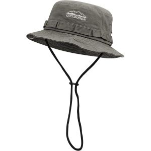 Wagner-Chapeau De Soleil Homme Femme Chapeau Safari Coton Chapeau Randonnée Extérieur Chapeau De Protection Solaire Bucket Hat Avec Sangle De Menton Réglable - Neuf