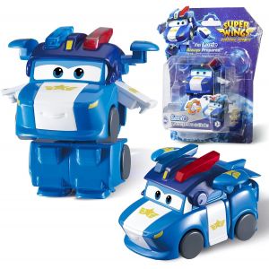 ERYI-Transformer Aeroplane Lucie, Hauteur Env. 12,7 Cm, Figures D'Action 2 En 1, Avion Jouet Et Figurine De Robot Pour Garçons Et Filles À Partir De 3 Ans, Bleu - Neuf
