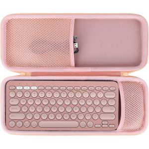 Dur &Eacute;tui de Protection Compatible avec Logitech Pebble 2 Combo, Pebble Keys 2 K380s / K380 Clavier en Pebble Mouse 2 M350s / M350 Souris (Rose) - Neuf