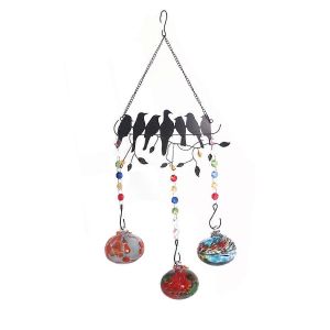 Charmant carillons éoliens Mangeoires à oiseaux,Mangeoires à oiseaux B - Neuf