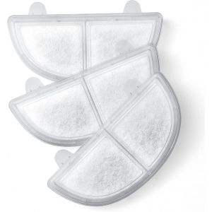 Filtre Pour Fontaine &Agrave; Eau, 3 Pi&egrave;ces. Filtre De Rechange Pour Fontaine &Agrave; Eau Pour Chats Et Chiens, Blanc - Neuf