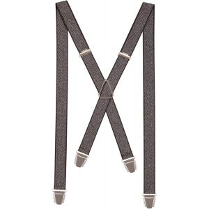 Cauc-Bretelles Homme Fines Made In France - Elastique Solide & 4 Pinces Ultra Fortes En X - Bretelles 2,5cm De Large Taille Ajustable Garantie &Agrave; Vie - Neuf