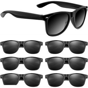 Kathlelxh-Lunettes De Soleil Noires En Gros, Lot De 6/12/24/48 Paires De Lunettes De Soleil De Fête Faveurs Pour L'été Plage Piscine Anniversaire Mariage Fournitures De Fête[H1193] - Neuf
