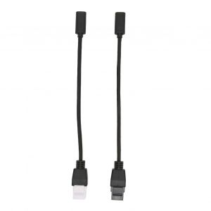 Lot de 2 cables USB-C Keystone Jack, adaptateur d'extension USB 3.1 type C femelle vers femelle pour connecteurs de plaque murale - Neuf