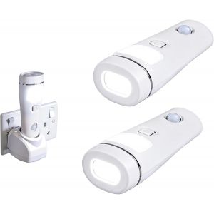 Subzonal-Veilleuse Rechargeable Lampe Led Detecteur De Mouvement Interieur 6000k Spot Eclairage Detection Automatique Pour Couloir, Escalier, Toilettes, Chambre, Cuisine (2 Pack) - Neuf