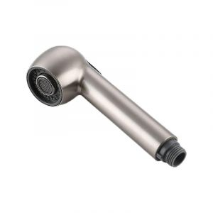 Douchette à main, robinet extractible, évier de cuisine, douchette à main à 2 types de jets, robinet de lavabo de remplacement pour WC, pommeau de douche universel brossé - Neuf